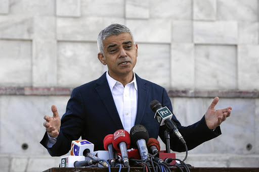 London mayor Sadiq Khan. Picture: REUTERS
