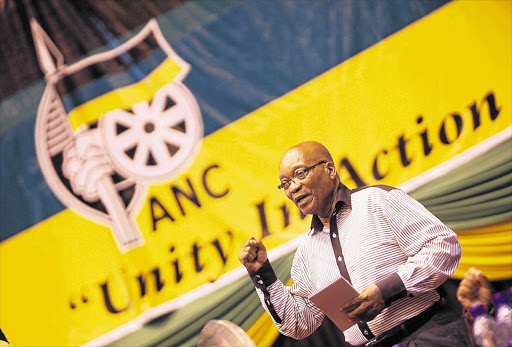 President Jacob Zuma speaks at the ANC 'cadres' forum' at the University of Zululand. File photo.