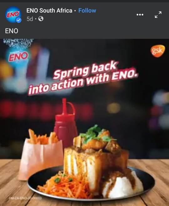 Social media users have called ENO's advert an "epic fail" and said it is "insensitive and unprofessional advertising" during Heritage Month.