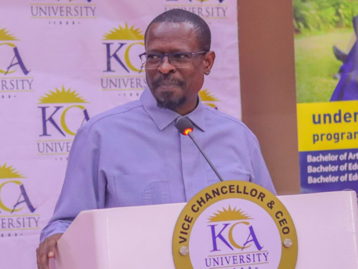 KCA University Vice Chancellor and CEO Prof Isaiah Wakindiki.