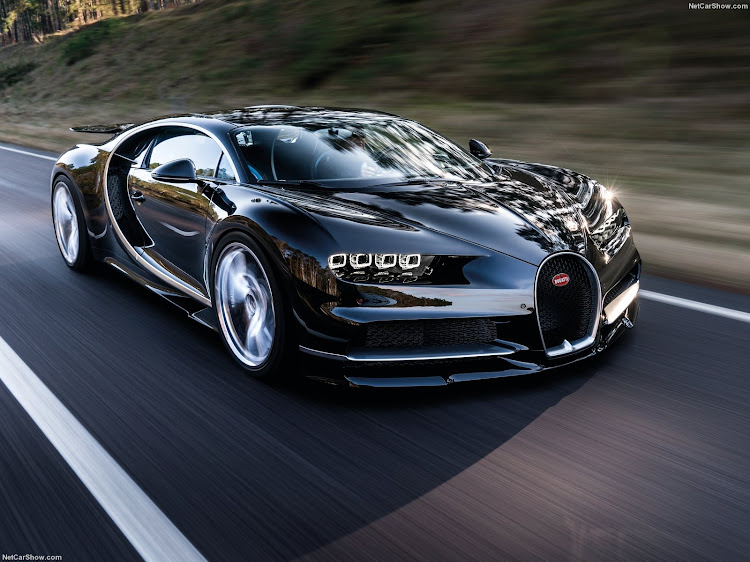The Chiron is electronically governed to 420km/h because there aren't any tyres that can handle faster speeds. Picture: NETCARSHOW