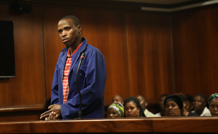 Thembelani Mtengwana appears in the Verulam Magistrate's Court on Monday where he stands accused of killing one-year-old Sibongakonke Mduduzi.
