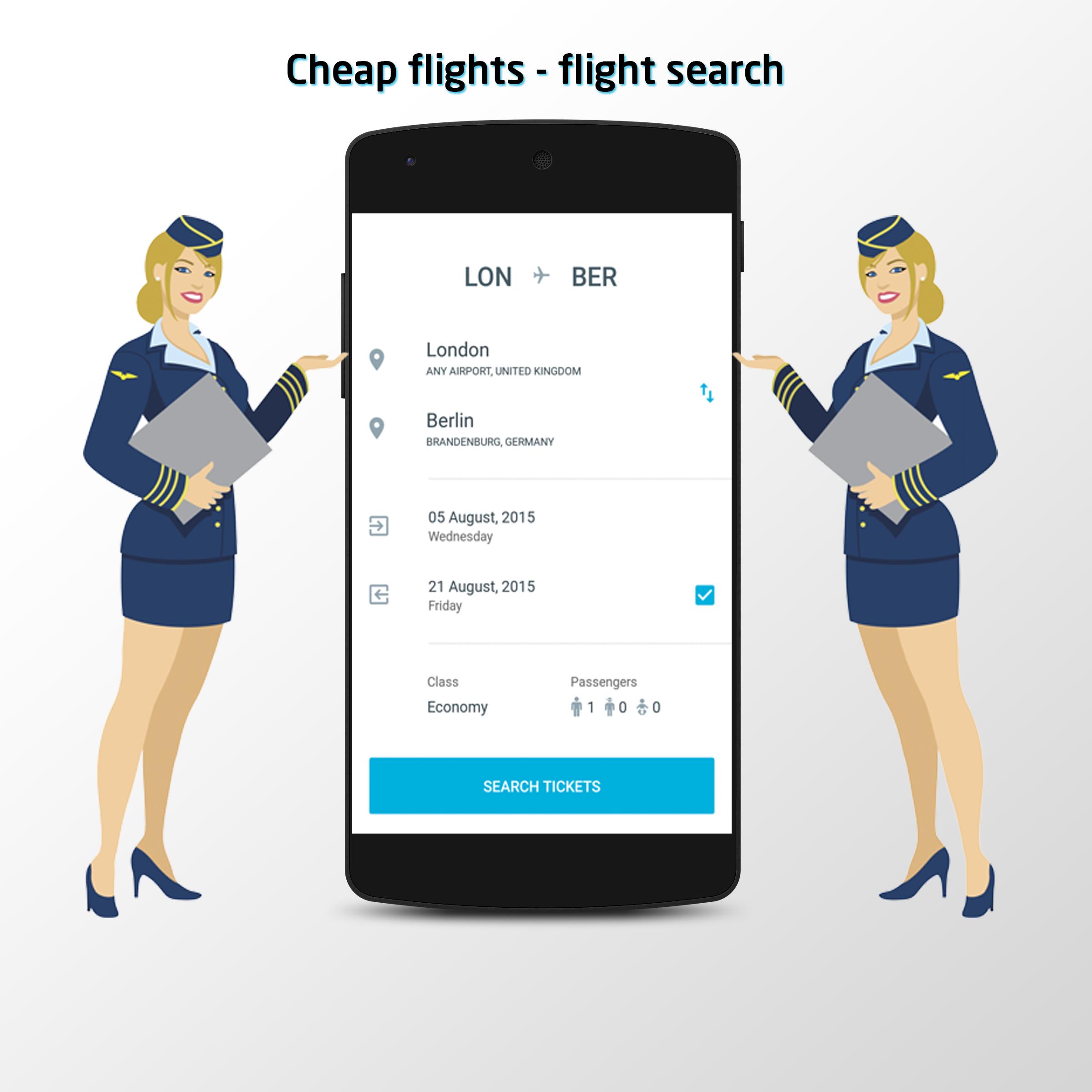 Android application Cheap flights - flight search screenshort