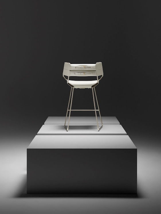 Louis Vuitton Belt Bar Stool (Objets Nomades collection).