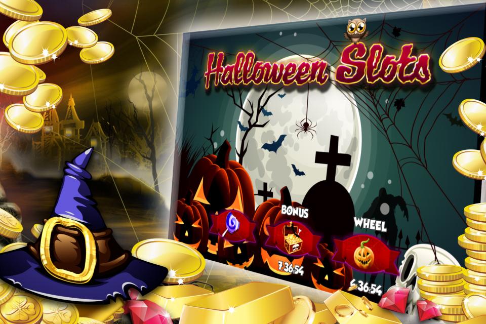 Android application Halloween Slots screenshort