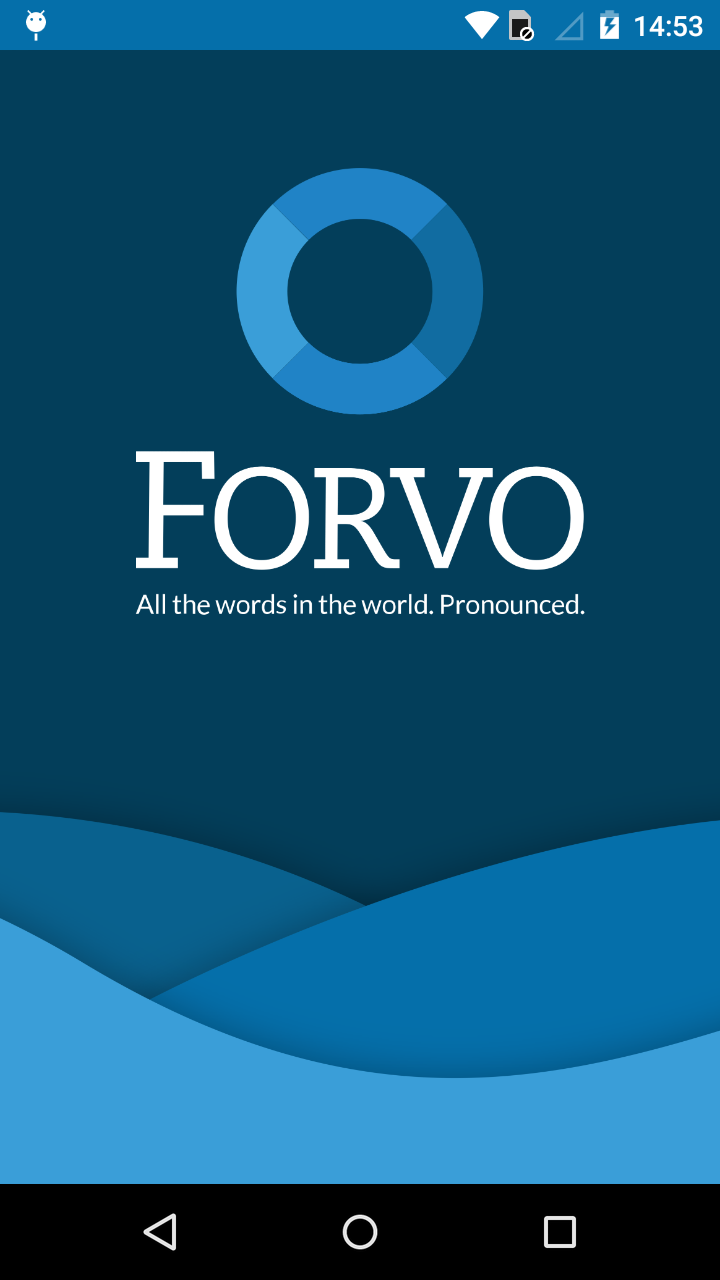 Android application Forvo Pronunciation Guide screenshort