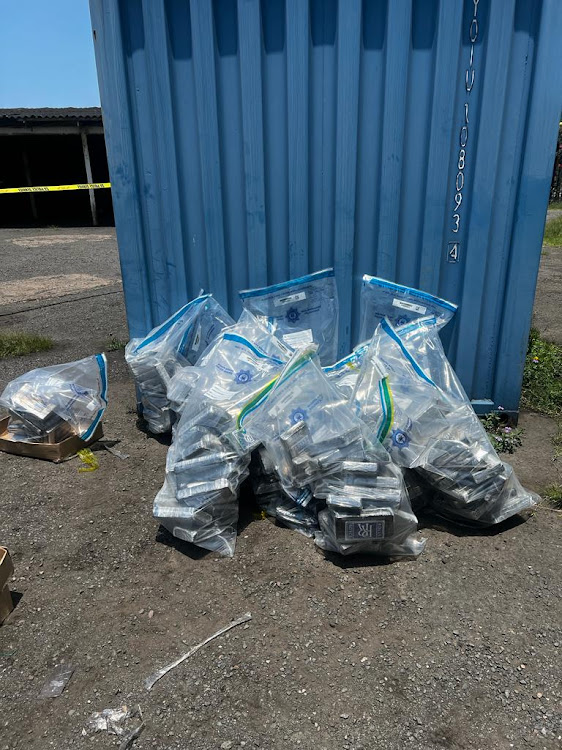 433 blocks of cocaine disguised in meat boxes were seized at Durban harbour.