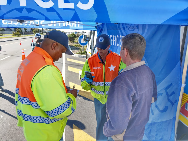 Cape Town's new breath-testing van gets its first run-out in Milnerton on Friday.