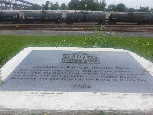 This plaque lies in the grass next to a bike path that runs along the “west bank” of the Mississippi River from Algiers Point to Gretna, across the river from New Orleans. The trail is atop the...