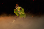 Muso Zoe Modiga gives memorable performance at Nirox Sculpture Park.  