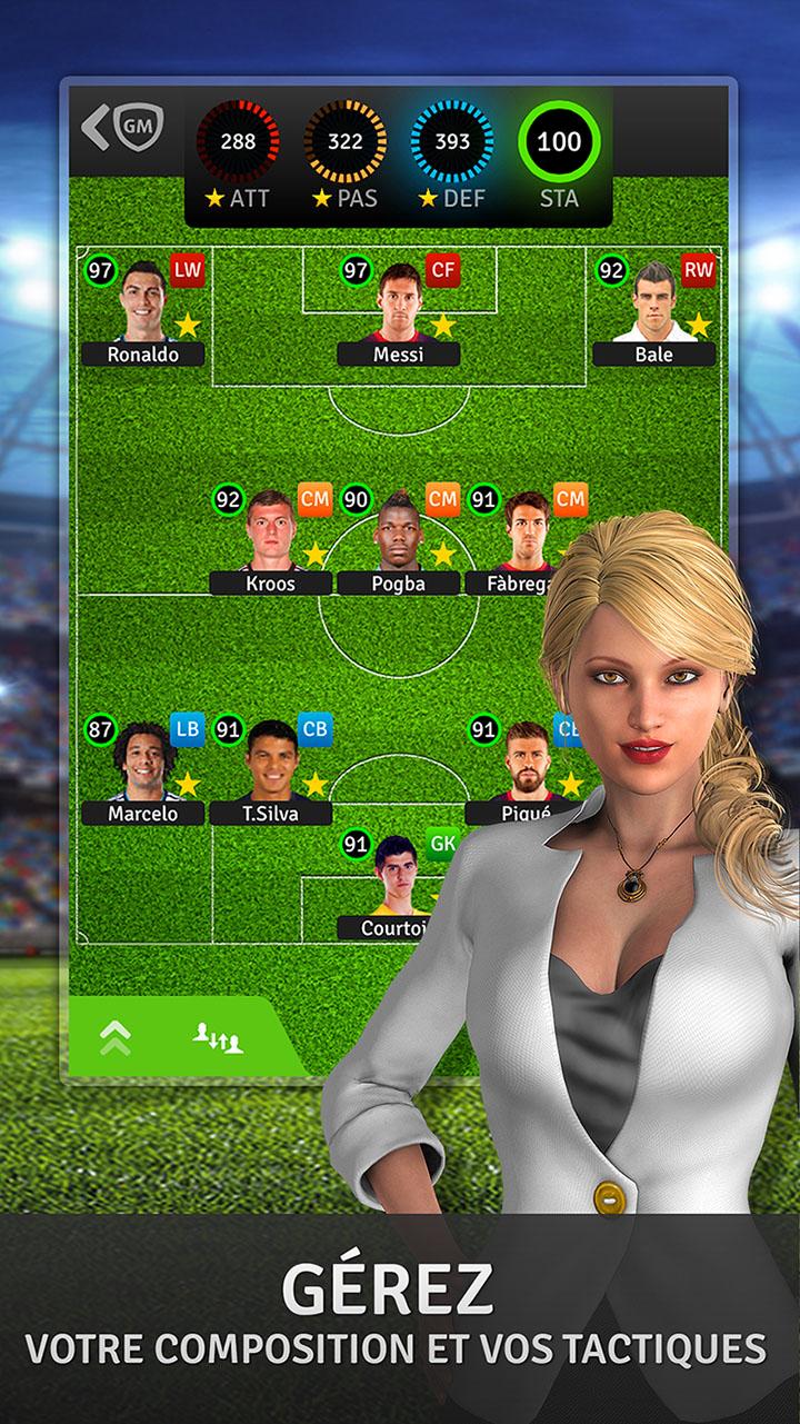 Android application Golden Manager - Soccer screenshort