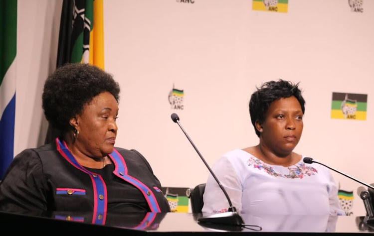 The two premier elects‚ Sisi Ntombela and Refilwe Mtshweni.