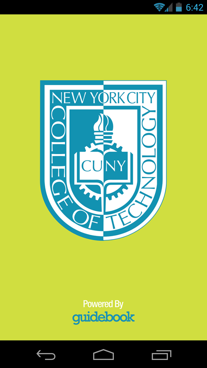 Android application NYC College of Technology screenshort