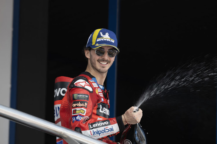 Bagnaia, who started on the third row in seventh place, put himself in the mix early on with a series of audacious overtakes on the first lap, zipping past Bezzecchi, Martin and Marquez to take the lead.