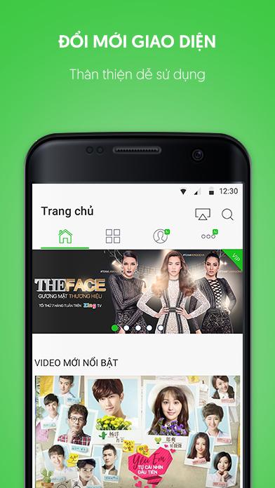 Android application Zing TV screenshort