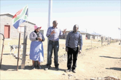 CHALLENGES: Premier Ace Magashule visits a rural community in Qwaqwa, Free State. Photo: Ntwaagae Seleka