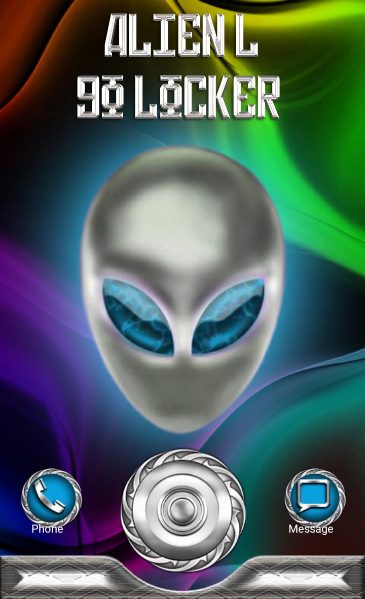 Android application Alien L Go Locker theme screenshort