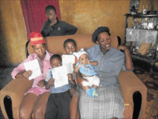 HAPPY: Rebecca Serake is relieved that her grandchildren will now receive social welfare grants. Photo: Boitumelo Tshehle