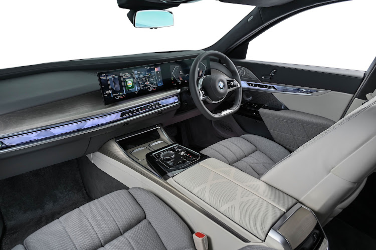 BMW 7 Series interior.