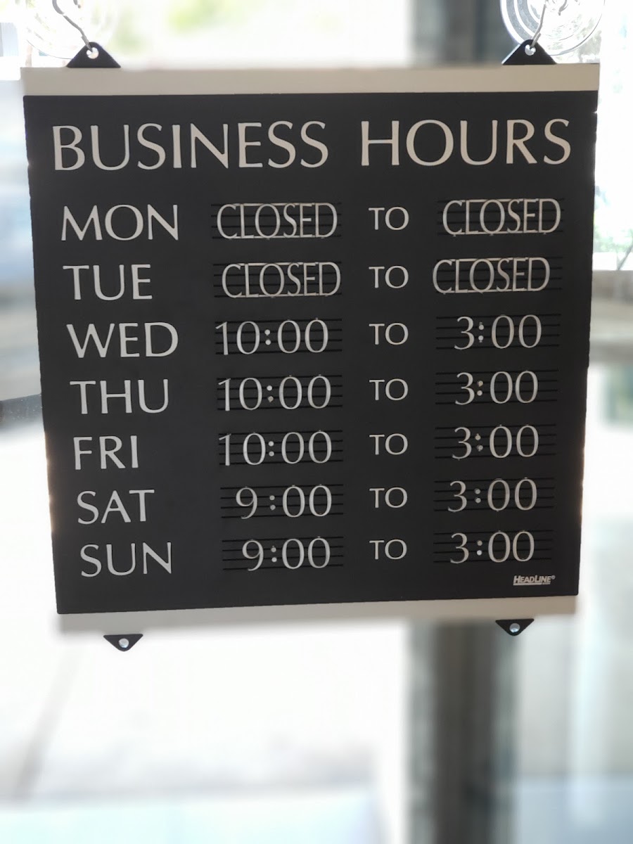 We are open with new hours. With safe measures for all customers