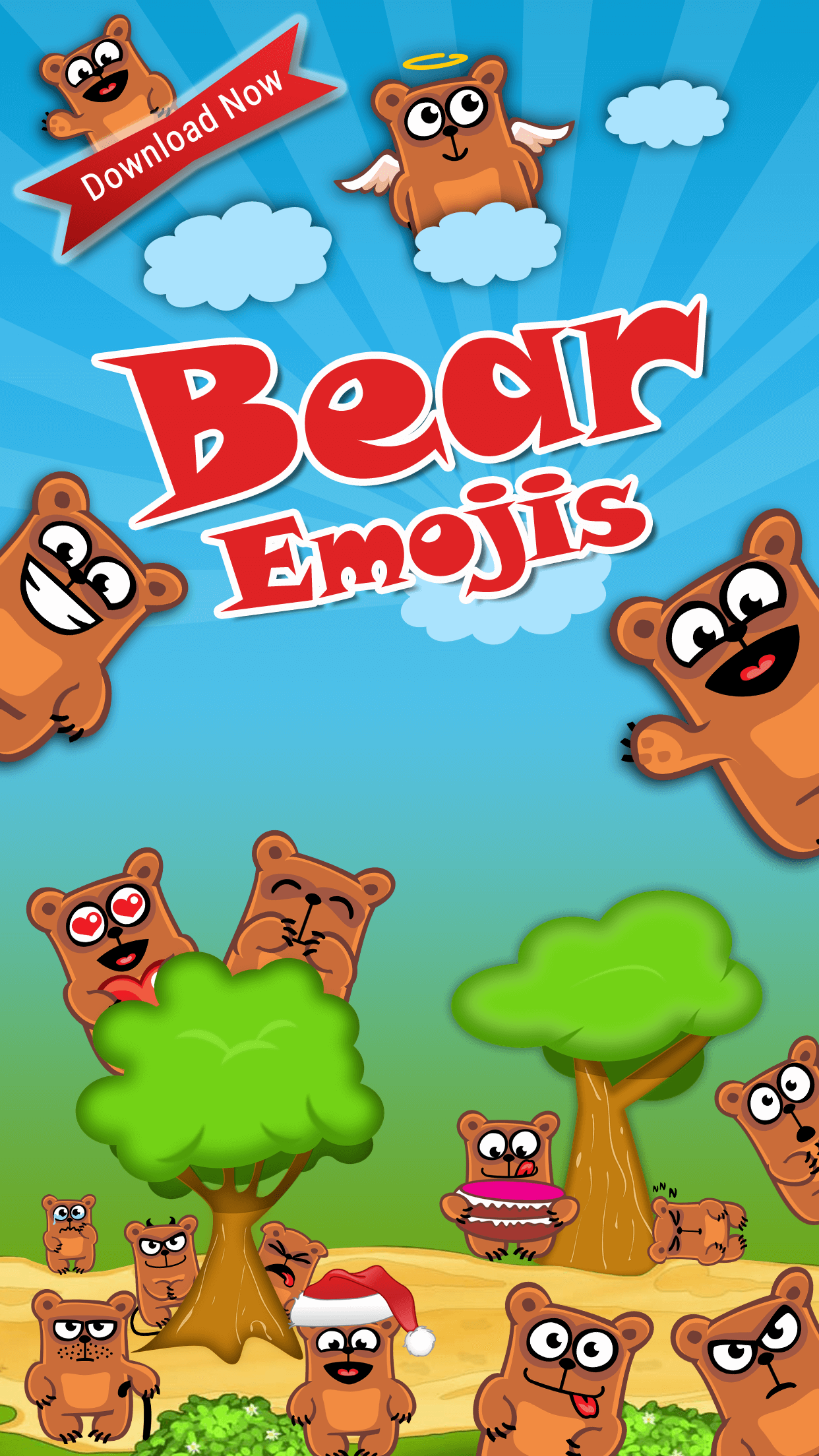 Android application Bear Emojis screenshort
