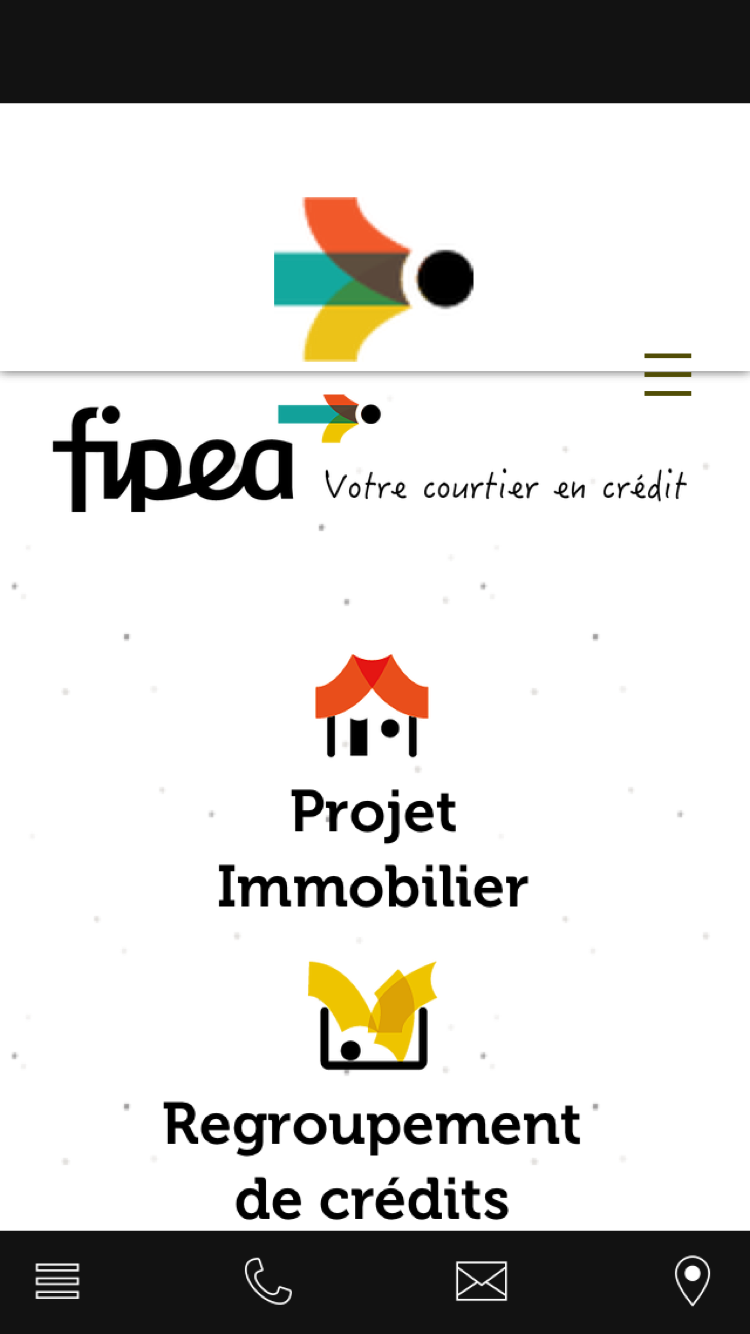 Android application FIPEA courtier en credits screenshort