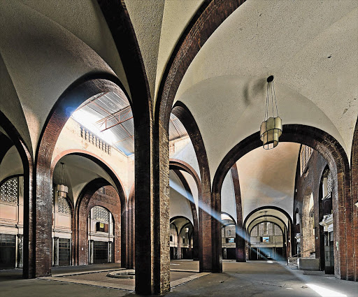 GOTH EXPRESS: The voluminous main hall of old Johannesburg railway station, built in 1927. After much public debate the design brief was awarded jointly to rival architects who each designed portions of the building