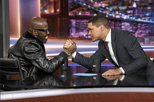 DJ Black coffee stopped by Trevor Noah's'The Daily Show' in New York on Monday.