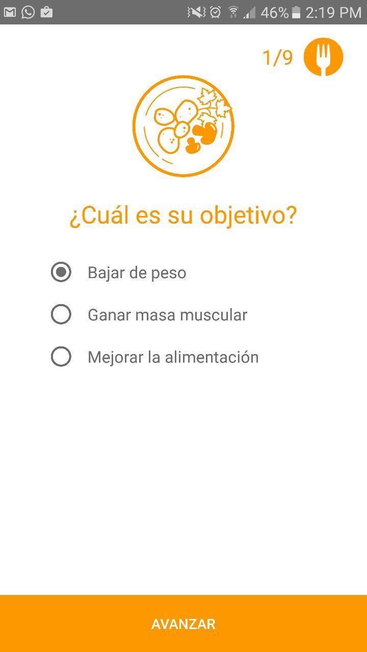 Android application Tecnonutri: Encontre sua dieta screenshort