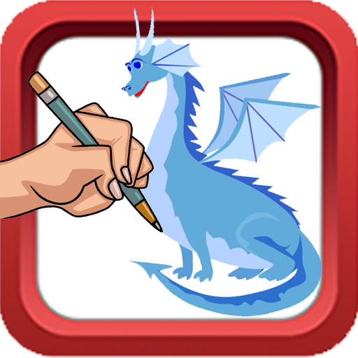 Android application How Draw Dragons Step By Step screenshort