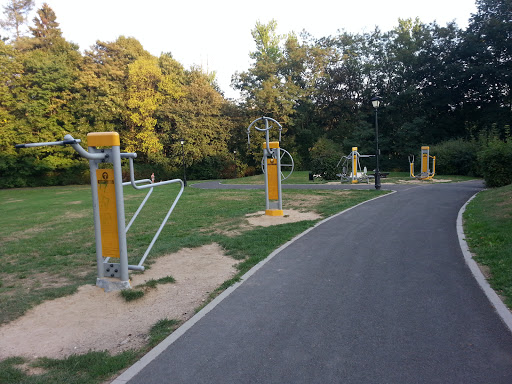 Siłownia plenerowa w parku Kościuszki