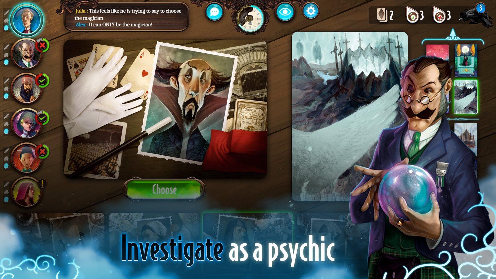    Mysterium: A Psychic Clue Game- screenshot  