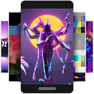 Download Glitch Wallpaper : Art of vaporwave glitch effect For PC Windows and Mac