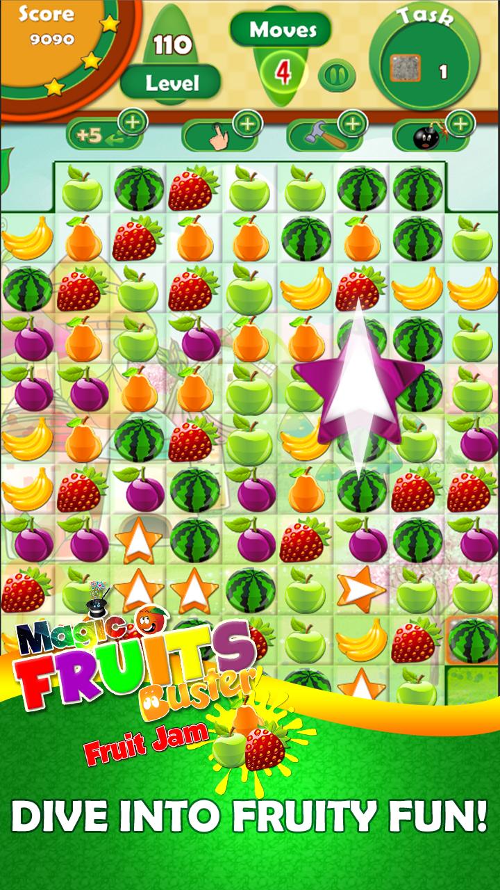 Android application Magic Fruit Buster-Fruit Jam screenshort