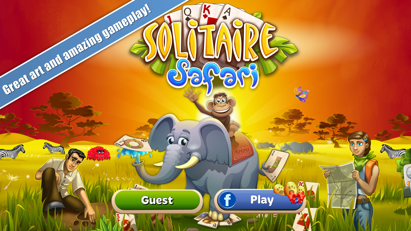 Android application Solitaire Safari screenshort