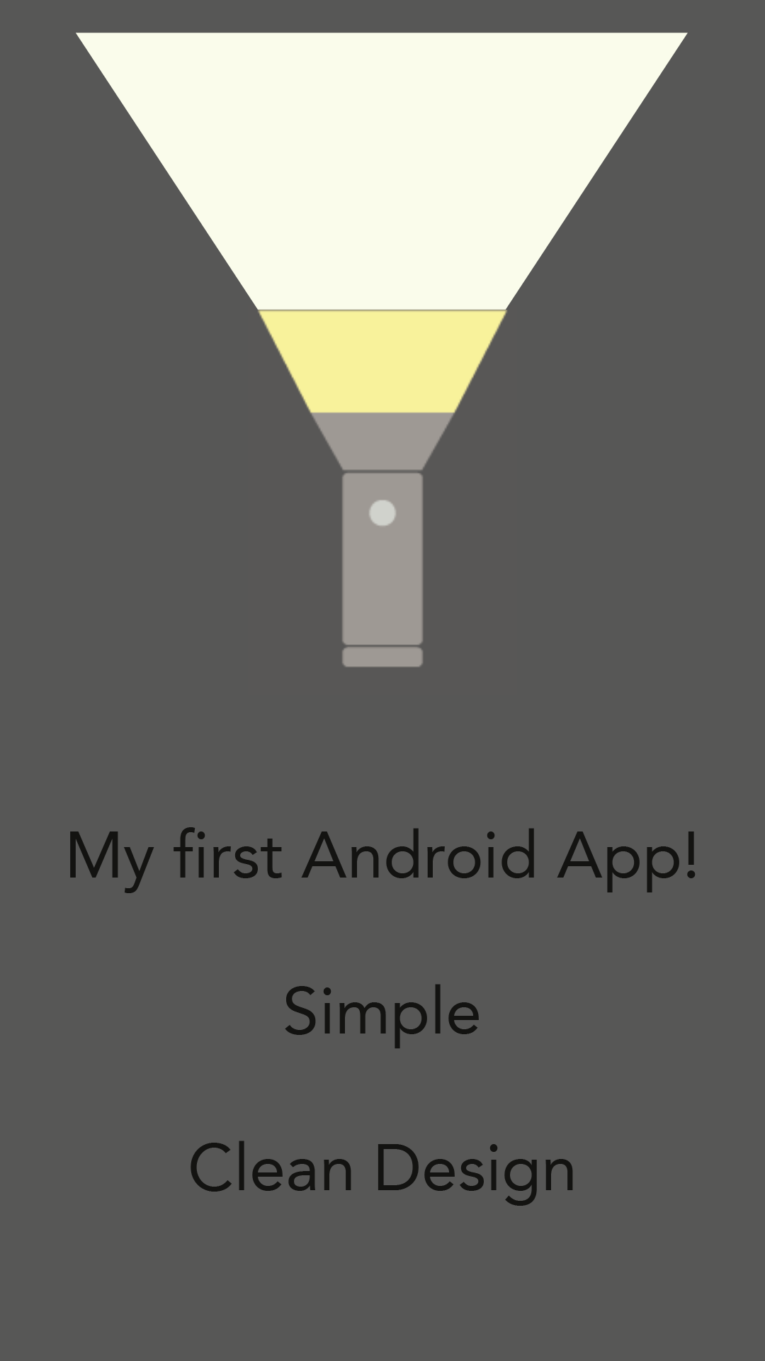 Android application FirstLight - Flashlight screenshort