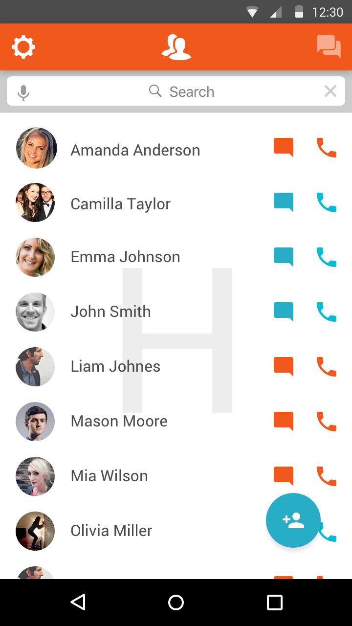 Android application FONUM – free calls &amp; chat screenshort