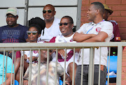 Panyaza Lesufi watches from the stands at the Tuks Stadium during a GladAfrica Championship match between Swallows FC and University of Pretoria in Tshwane on March 8 2020 - a week before the Premier Soccer League season was disrupted due to coronavirus (Covid-19).