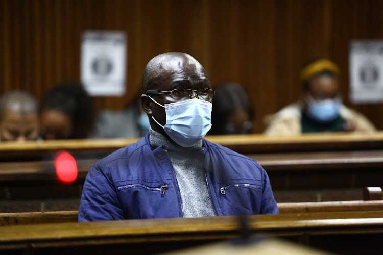 Peter Thabethe, former head of the department of agriculture in the Free State, in court in Bloemfontein in 2021. File photo.