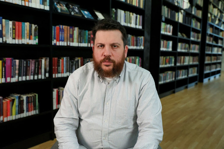 Leonid Volkov, the top aide of Alexei Navalny, speaks during an interview with Reuters in Vilnius, Lithuania March 12 2024. Picture: REUTERS/Gerhard Mey