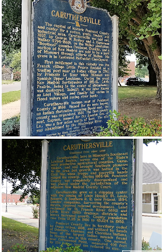 The capital of historic Pemiscot County and center for a cotton, grain, timber, and industrial area, Caruthersville was laid out, 1857, by George W. Bushey and J. Hardeman Walker (1794-1860), on...