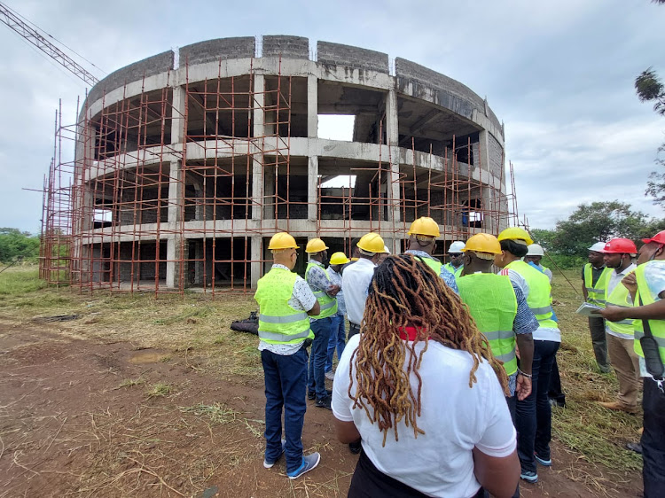 National Assembly’s Departmental Committee on Regional Development during an inspection of the Kisumu International Convention Centre