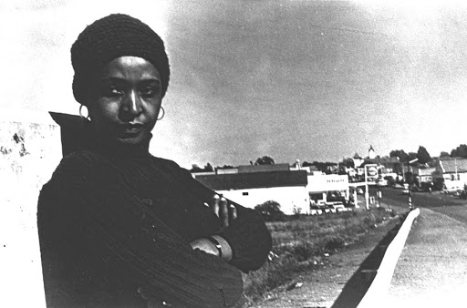 Winnie Mandela circa 1977 in Brandfort, the Free State town she was banished to by the apartheid regime.