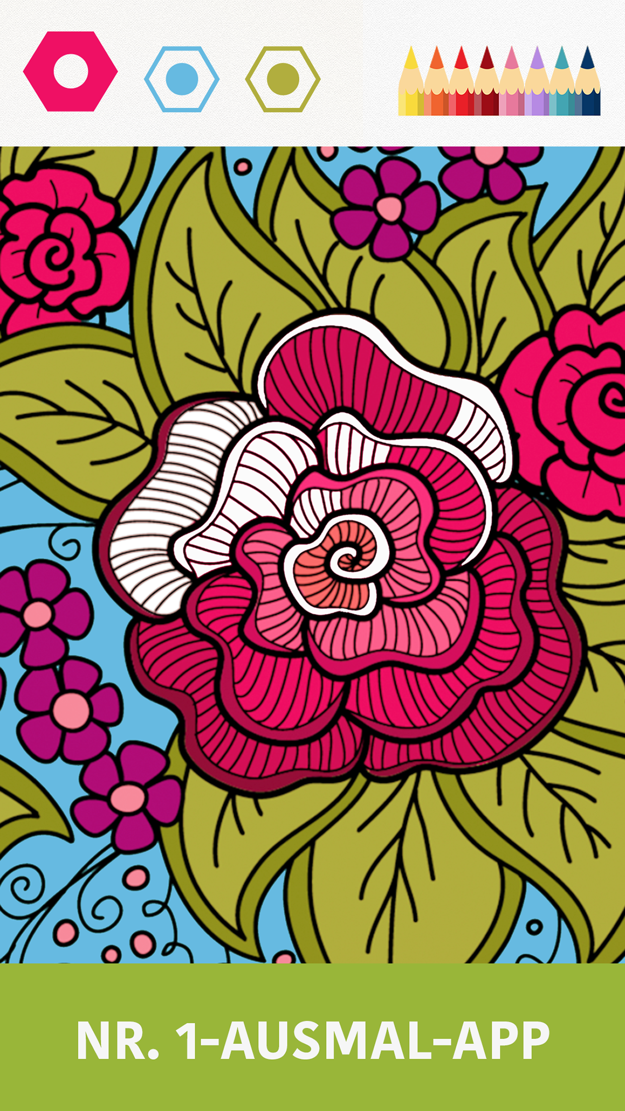 Android application Colorfy: Coloring Book Games screenshort