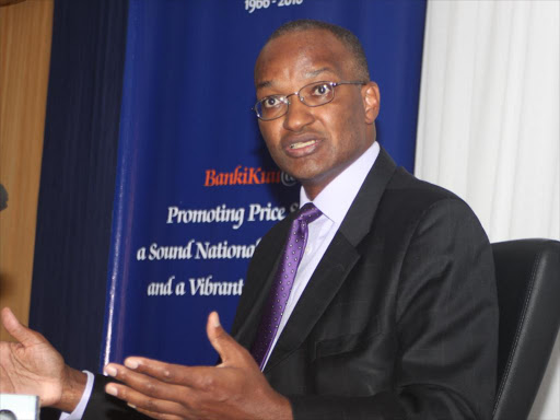 Central Bank governor Patrick Njoroge at the CBK building in Nairobi last year. / ENOS TECHE