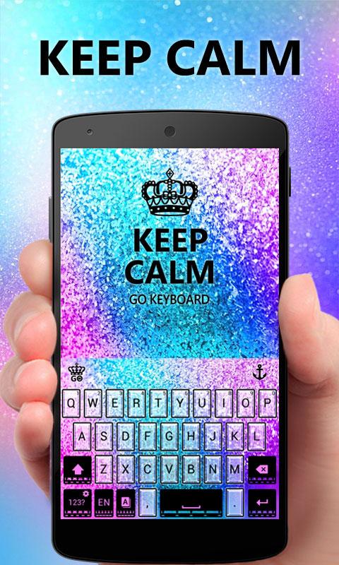 Android application Keep Calm GO Keyboard theme screenshort