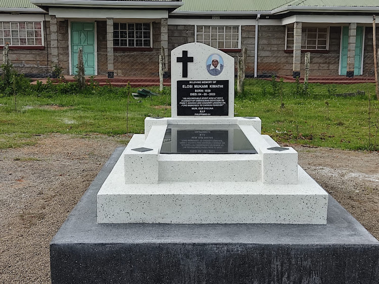 Mukami Kimathi's grave in Njabini, Nyandarua County
