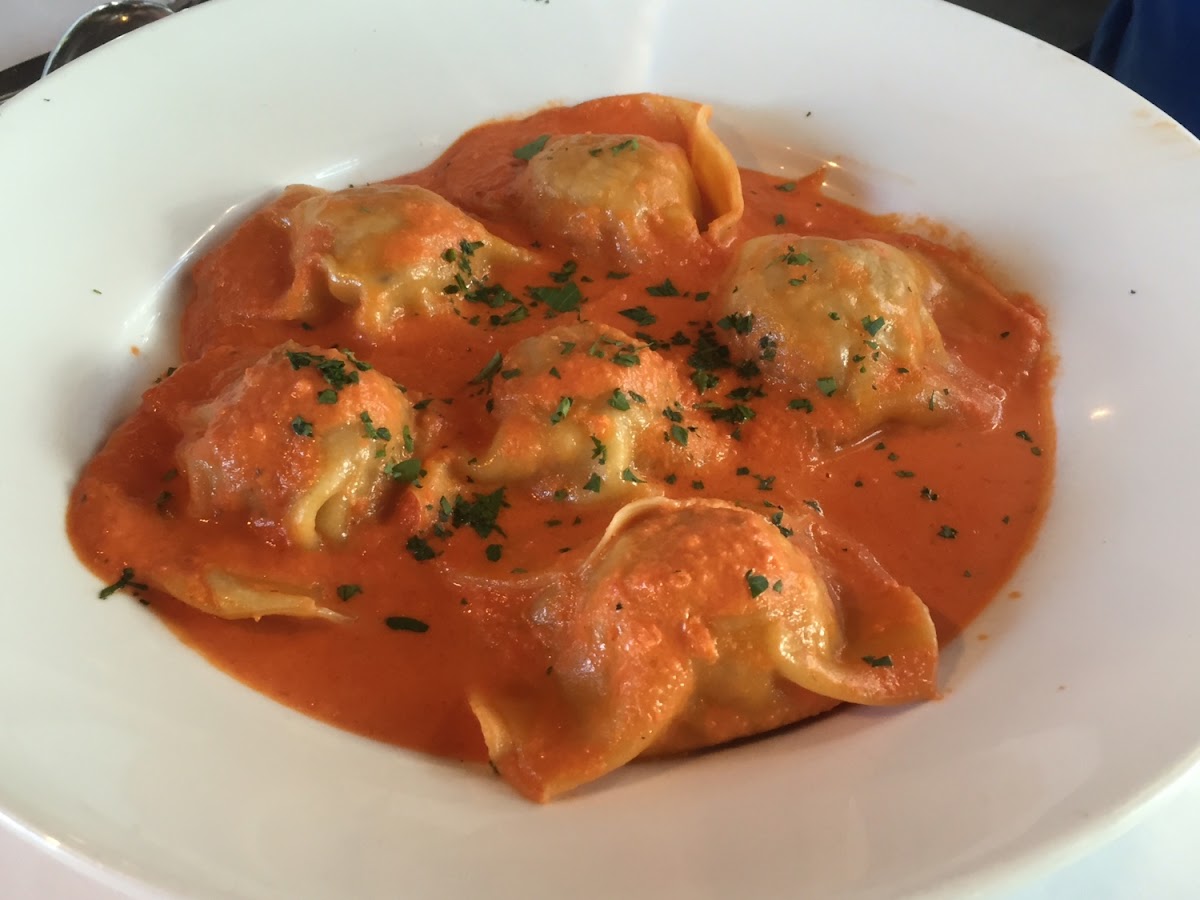 Gf ravioli -- seafood