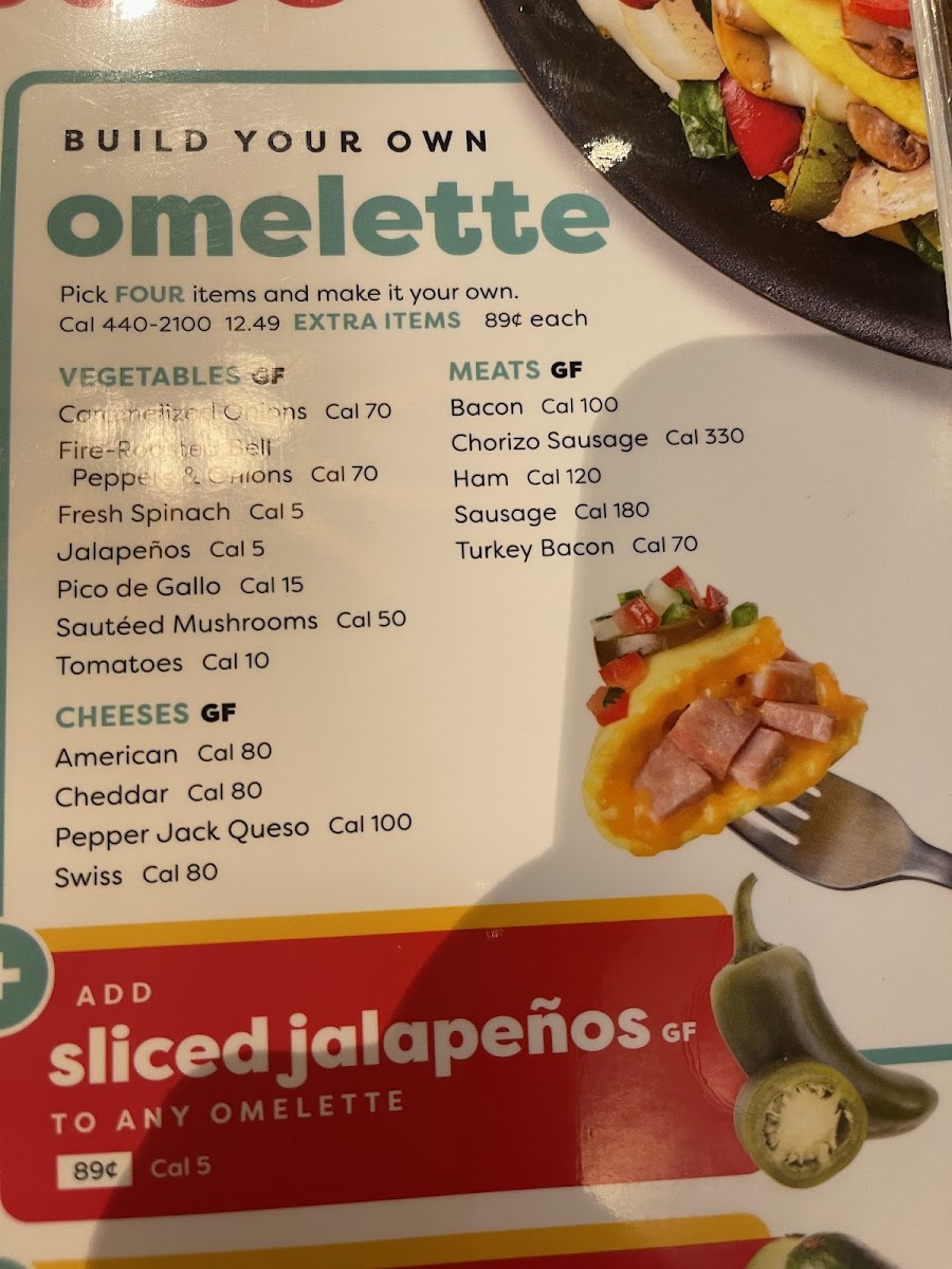 GF omelettes