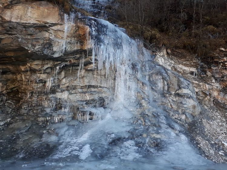 Melting Ice in one of the mountains in Arunachal, India